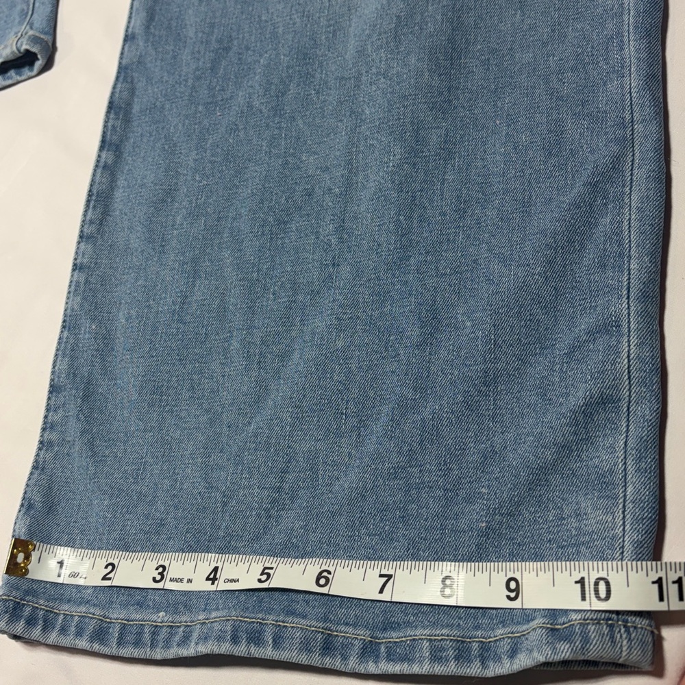 Banana Republic High Rise Wide Leg Jeans Light Wash Size 30 Regular - Picture 6 of 10